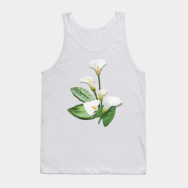 Calla Lily Flowers Tank Top by PrivateVices